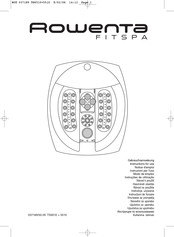 ROWENTA FITSPA REFLEXOLOGIE & DIGIPRESSION TS6510 Gebrauchsanweisung