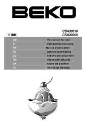 Beko CSA30010 Gebrauchsanweisung
