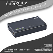 Energenie DSC-SVIDEO-HDMI Handbuch