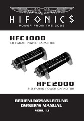 Hifonics HFC 1000 Bedienungsanleitung