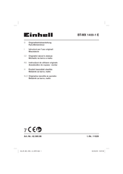 EINHELL BT-MX 1400-1 E Originalbetriebsanleitung