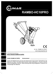 Lumag RAMBO-HC10PRO Originalbetriebsanleitung