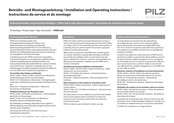 Pilz PSEN me5 Betriebs- Und Montageanleitung