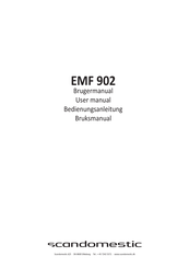 Scandomestic EMF 902 Bedienungsanleitung