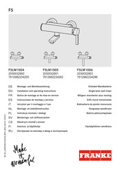 Franke 2030032951 Montage- Und Betriebsanleitung