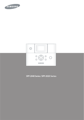 Samsung SPP-2020 Serie Handbuch