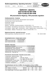 schmalz SCP-25 RP-VPM Bedienungsanleitung