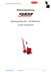 GDI 125 FBHS Drytec Bedienungsanleitung