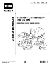 Toro Groundsmaster 5900 Bedienungsanleitung