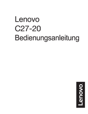 Lenovo C27-20 Bedienungsanleitung