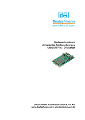 DEUTSCHMANN AUTOMATION UNIGATE IC Bedienerhandbuch