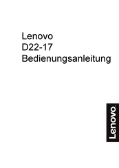 Lenovo D22-17 Bedienungsanleitung