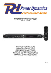 Power Dynamics 172.708 Bedienungsanleitung