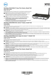 Dell Wyse T10 Schnellstart Handbuch