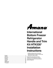 Amana HTK530LE Installationsanleitung
