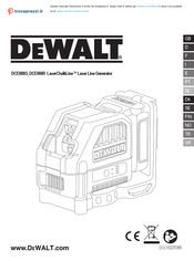 DeWalt DCE088LR Laserchalkline Benutzerhandbuch