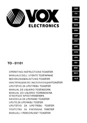 VOX electronics TO-01101 Bedienungsanleitung