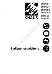 KNAUS Traveller 685 HF Bedienungsanleitung