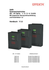 Effekta SWR AX-K1 1000 VA Handbuch