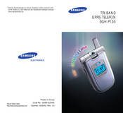 Samsung SGH-P100 Bedienungsanleitung