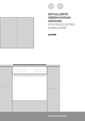 Gorenje BC713E10XK Detaillierte Gebrauchsanweisung