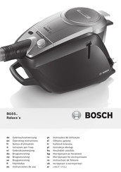 Bosch Relaxx'x BGS5230S ProSilence Plus Gebrauchsanweisung