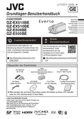 JVC EVERIO GZ-E509BE Grundlagen Benutzerhandbuch