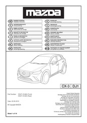 Mazda DD2F-V3-890 Einbauanleitung