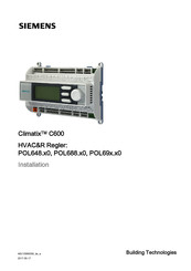 Siemens Climatix C600 Installation