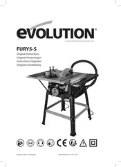 Evolution 027-0001B Originalanweisungen