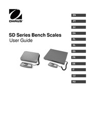 OHAUS SD Serie Benutzerhandbuch