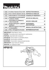 Makita HP001G Betriebsanleitung