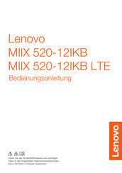 Lenovo 20M30008GE Bedienungsanleitung