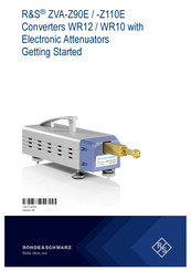 Rohde & Schwarz ZVA-Z110E Handbuch