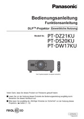 Panasonic PT-DS20KUL Bedienungsanleitung, Funktionsanleitung