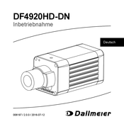 dallmeier DF4920HD-DN Inbetriebnahme