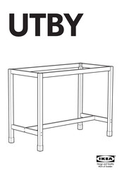 IKEA UTBY Bedienungsanleitung