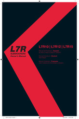 Kicker L7R15 Benutzerhandbuch