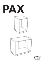 IKEA PAX AA-205002-3 Bedienungsanleitung