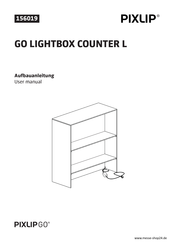 Pixlip GO LIGHTBOX COUNTER L 156019 Aufbauanleitung