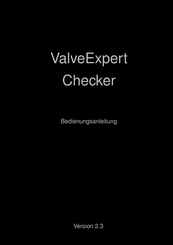 Dietz ValveExpert Checker Bedienungsanleitung