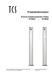 TCS K10040 Produktinformation