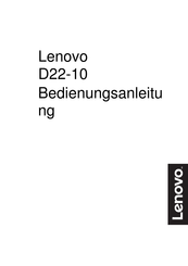 Lenovo D22-10 Bedienungsanleitung
