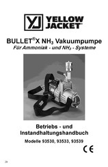 yellow jacket BULLET X NH3 Betriebs- Und Instandhaltungshandbuch
