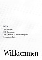 BenQ FP92G+ Benutzerhandbuch