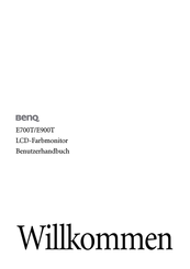 BenQ E900T Benutzerhandbuch