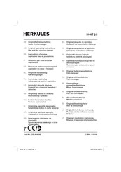 HERKULES H-NT 20 Originalbetriebsanleitung