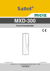 Satel MXD-300 BR Bedienungsanleitung