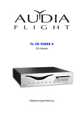 AUDIA FLIGHT FL CD THREE S Bedienungsanleitung