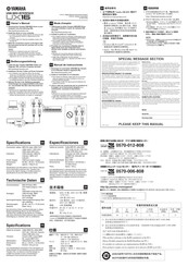 Yamaha UX16 Bedienungsanleitung